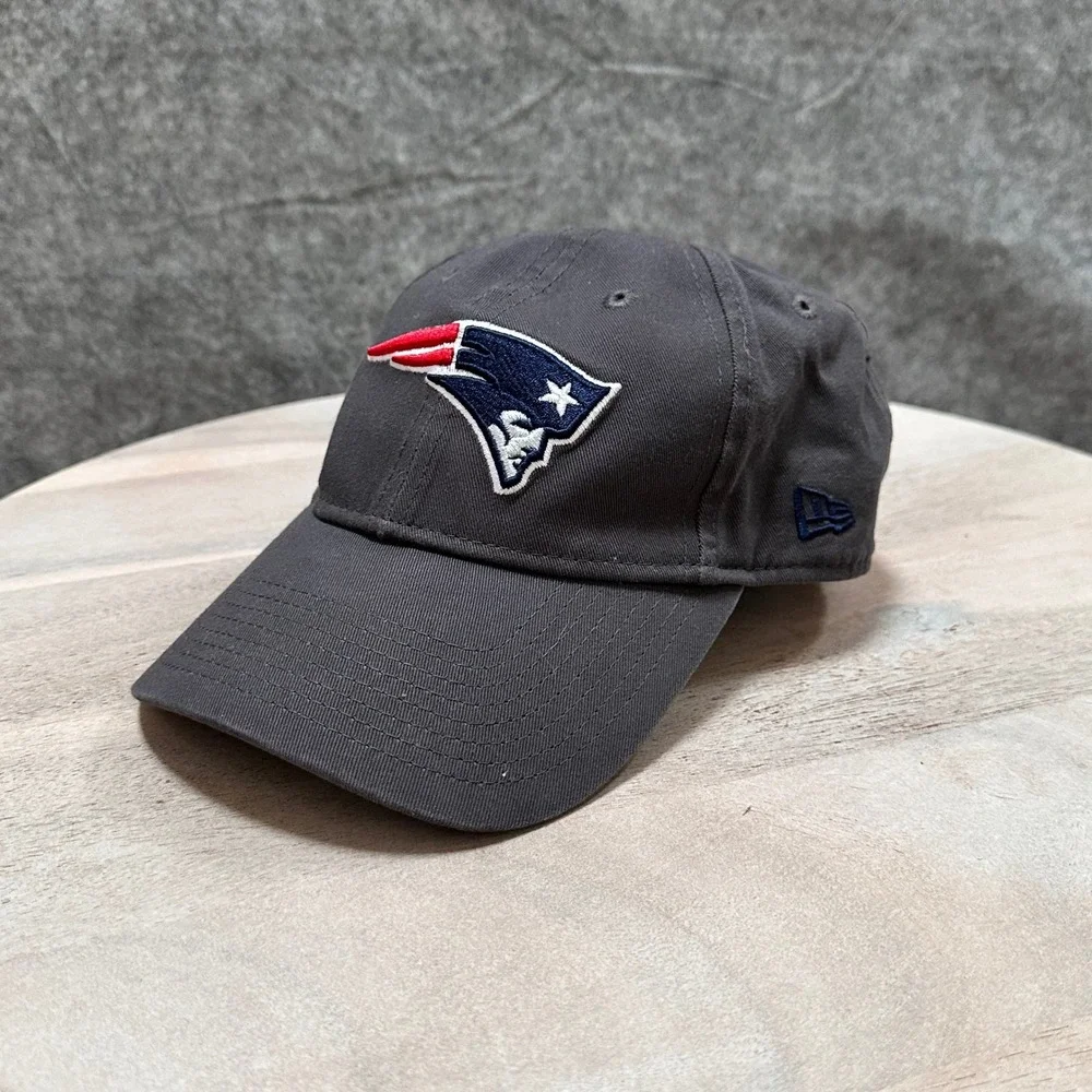 New Era 9TWENTY New England Patriots Women Hat Gray Adjustable NFL Baseball Cap